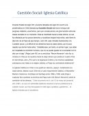 Caca Cuestión Social: Iglesia Católica