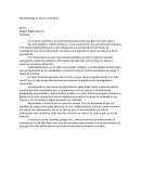 Carta a Miguel Angel