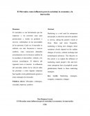 El Mercadeo como influencia para la sociedad, la economía y la innovación