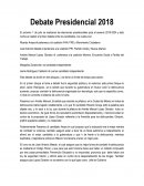 Debate presidencial 2018