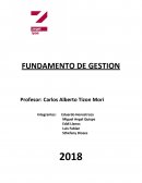 TEORIA CLASICA DE LA ADMINISTRACION. FUNDAMENTO DE GESTION