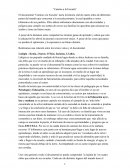 Camino a la escuela ensayo