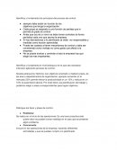 Identifica y fundamenta los principios del proceso de control