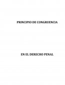 PRINCIPIO DE CONGRUENCIA Principio de Congruencia