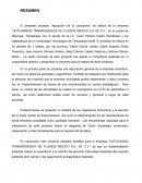 Proyecto Aplicación de la consultoría