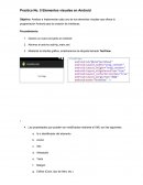 5 elementos visuales en Android