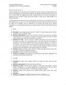 Glosario Diccionario técnico