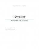 Ensayo sobre Internet FUNDACION EDUCACIONAL EL SALVADOR