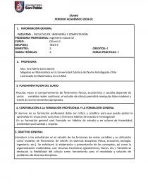 PROGRAMA PROFESIONAL: Ingeniería Industrial. Página 1