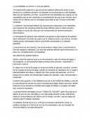 La economía, la ética y los salarios. SALARIOS DE SUBISITENCIA.