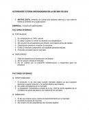 MATRIZ DOFA EMPRESA: YOGUR DE MARIHUANA