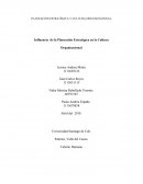 Influencia de la Planeación Estratégica en la Cultura