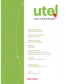 Desarrollo de Proyectos Ruta Critica