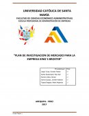 Marketing “PLAN DE INVESTIGACION DE MERCADO PARA LA EMPRESA KING´S BROSTER”