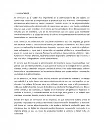 ENSAYO INVENTARIOS. Página 1