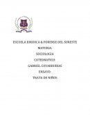 ESCUELA JURIDICA & FORENSE DEL SURESTE. TRATA DE NIÑOS