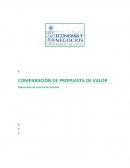 COMPARACIÓN DE PROPUESTA DE VALOR Diplomado de Control de Gestión