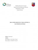 REACCIONES ORGANICAS Y RELACIÓN DE LA ELECTRONEGATIVIDAD
