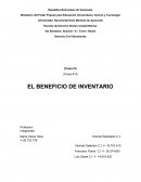 Derecho Sucesoral Beneficio de inventario