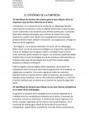 EL ENTORNO DE LA EMPRESA
