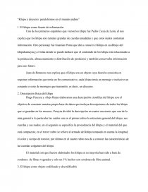 El khipu como fuente de información. Página 1