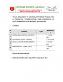 Adecuacion de nuevos elementos de trabajo para la prevencion y correccion del tunel Carpiano en la parte administrativa de Sucampo -Sullanta S.A.