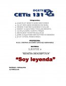 Reseña descriptiva Soy leyenda