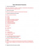 Guía información financiera