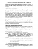 Cómo crear valor en la empresa, mediante las finanzas?