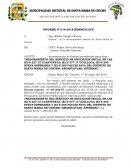 Incorporación de fondos transferidos para obra