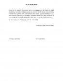 ENTREGUE CONFORME RECIBI CONFORME ACTA DE ENTREGA DE BIENES