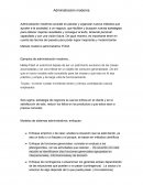 Administración Moderna. Ejemplos de administración moderna