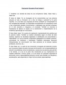 Evaluación Sumativa Final