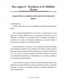 Acuerdo 592 por el establece la Articulación de la Educación Básica