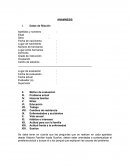 ANAMNESIS. REPORTE DE EVALUACIÓN PSICOLÓGICA