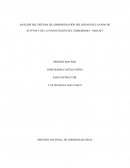 ANÁLISIS DEL SISTEMA DE ADMINISTRACIÓN DEL RIESGO DE LAVADO DE ACTIVOS Y DE LA FINANCIACIÓN DEL TERRORISMO – SARLAFT