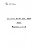 Importancia del TLC chile – china Para la Economía nacional
