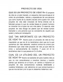 ORIENTACION PROYECTO DE VIDA