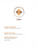 Módulo 1 Tarea 3: Instrumentos Financieros