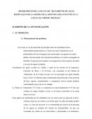 Mejoramiento de la planta de tratamiento de aguas residuales para la mejora de la descarga del efluente en la laguna el Cortijo, Trujillo.