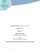 Metodología para la mejora en la calidad