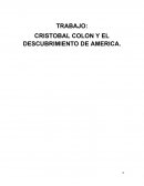 CRISTOBAL COLON Y EL DESCUBRIMIENTO DE AMERICA
