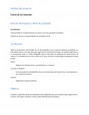 Ejemplo de acta de constitución de mantenimiento