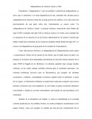 Independencia de América Latina y Chile