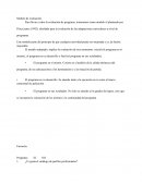 Modelo de evaluacion. Encuesta