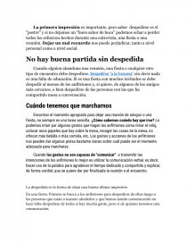 Como despedirse de forma correcta. Página 1