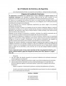 Población de América y de Argentina.