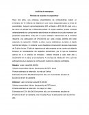 Análisis de reemplazo Periodo de estudio sin especificar