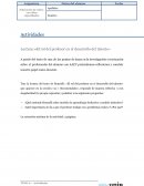 Actividades Lectura: «El rol del profesor en el desarrollo del talento»