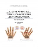 Actualización de la guía mexicana para el tratamiento farmacológico de la artritis reumatoide del Colegio Mexicano de Reumatología